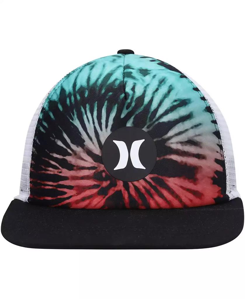 Hurley Men's Black, White Balboa Trucker Snapback Hat