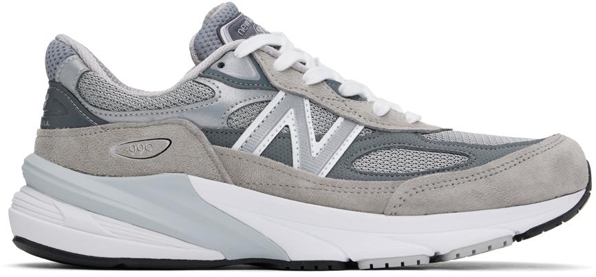 New Balance Gray 'Made in USA' 990v6 Sneakers