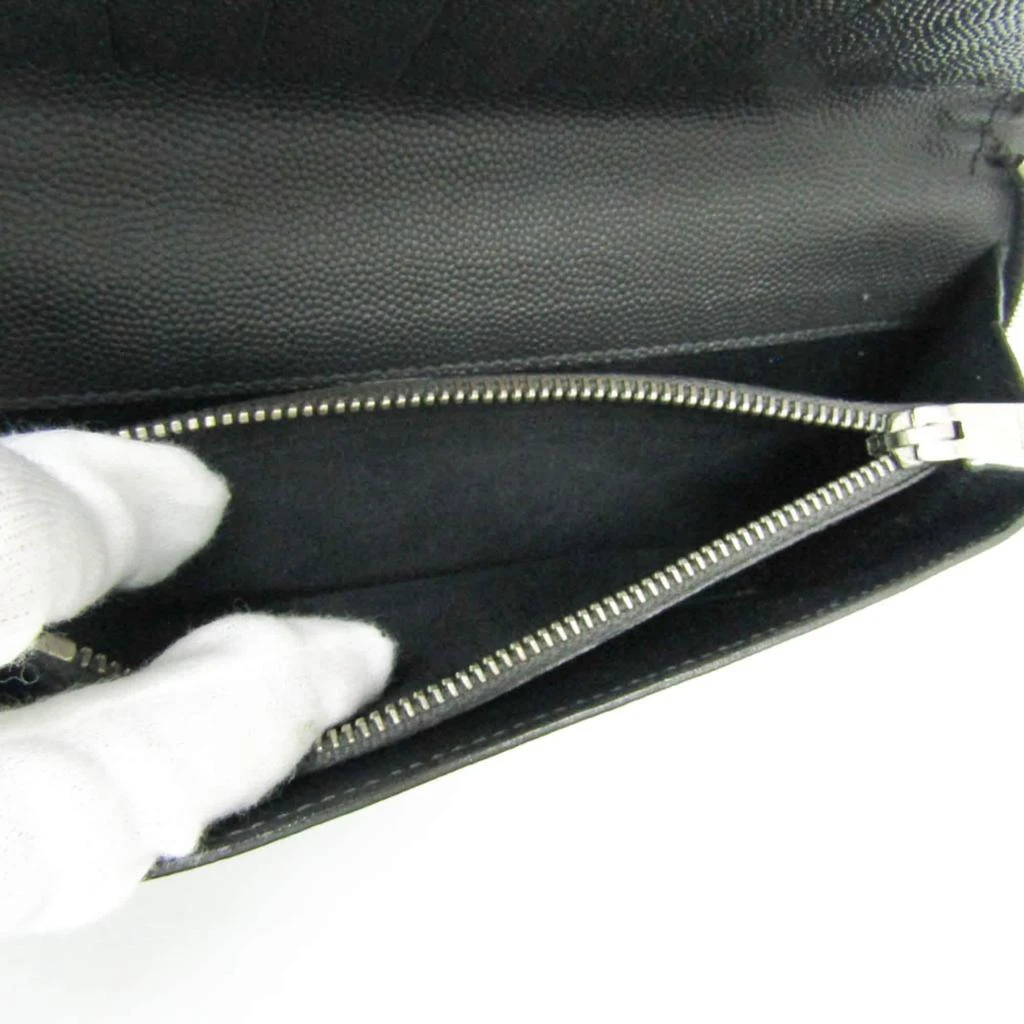 Yves Saint Laurent Leather Long Wallet (Bi-Fold) (Pre-Owned) 4