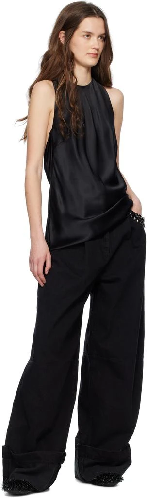 Simone Rocha Black Bow Halter Top 4
