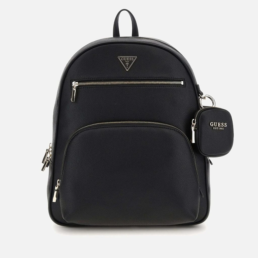 GUESS Guess Powerplay Grained-Effect Faux Leather Backpack 1