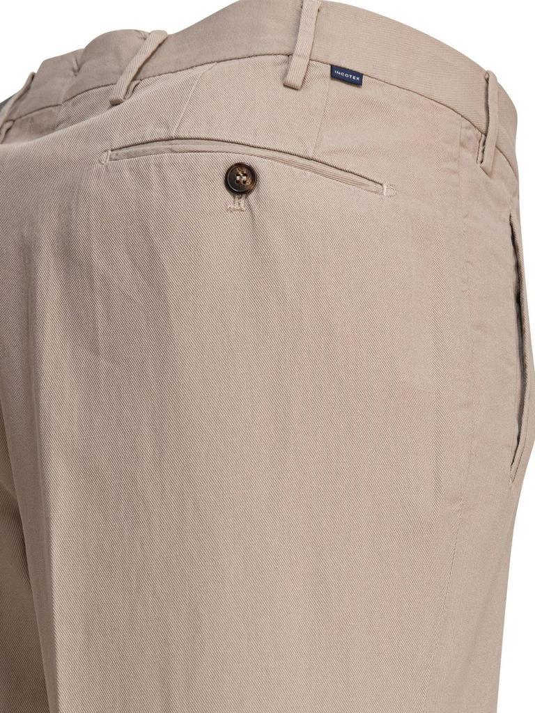 Incotex Ivory Incotex Slim Fit Pants 4