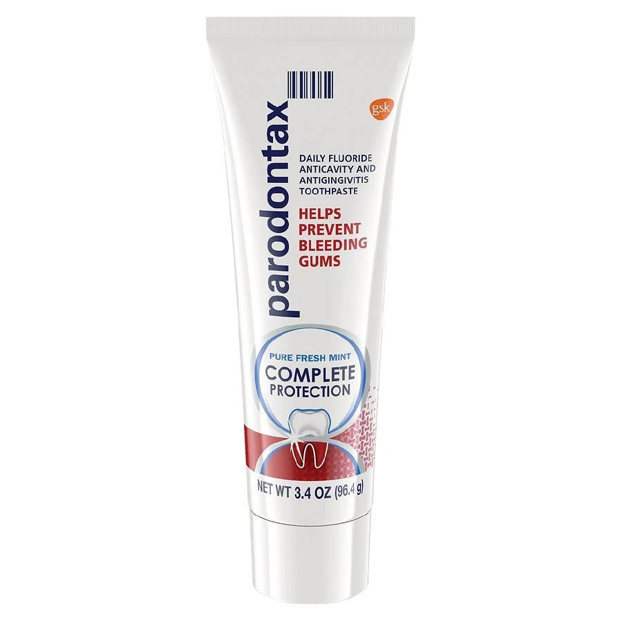 PARODONTAX Complete Protection Gingivitis Toothpaste For Bleeding Gums Pure Fresh Mint 2
