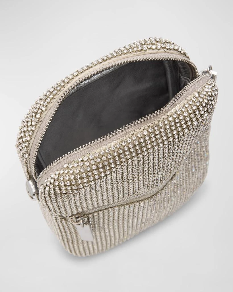 Whiting 
Davis Zip Crystal Crossbody Bag 3