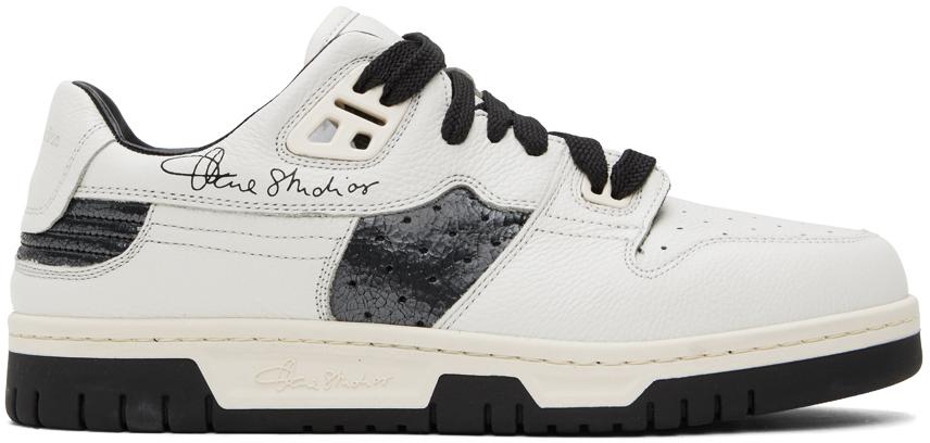 Acne Studios 08STHLM Low Pop Sneakersスニーカー 08sthlm Low Pop M Sneakers - Acne Studios - Leather - White
