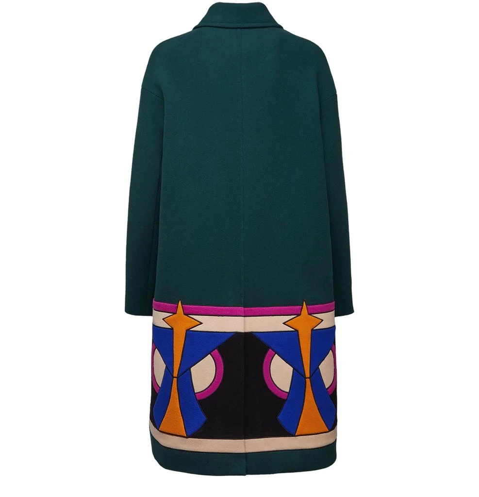 LA DOUBLE J Boxy Coat Intarsia 2
