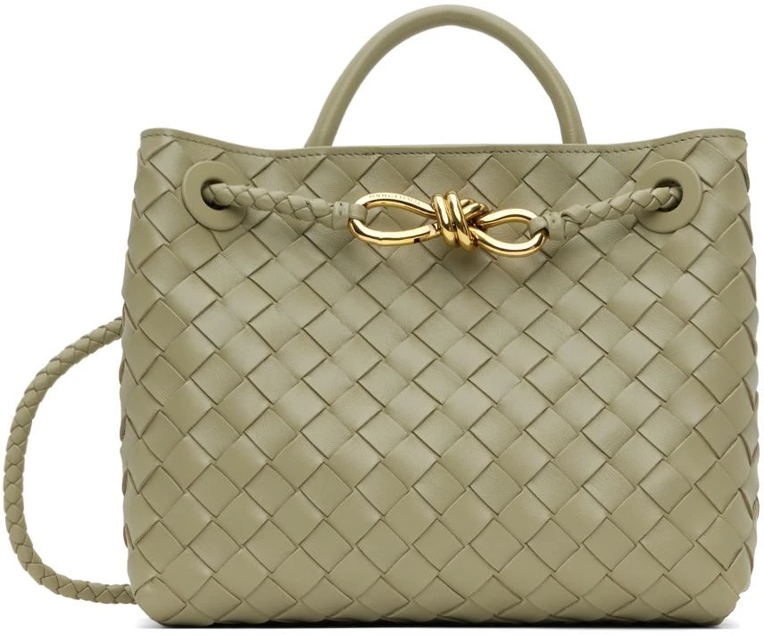 Bottega Veneta Green Small Andiamo Bag 1