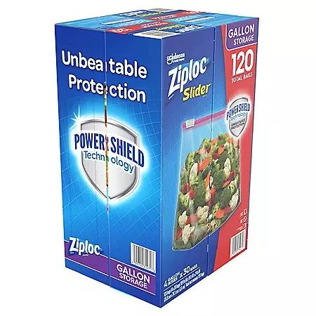 Ziploc Ziploc Storage Slider Gallon Bags, 120 ct. 3