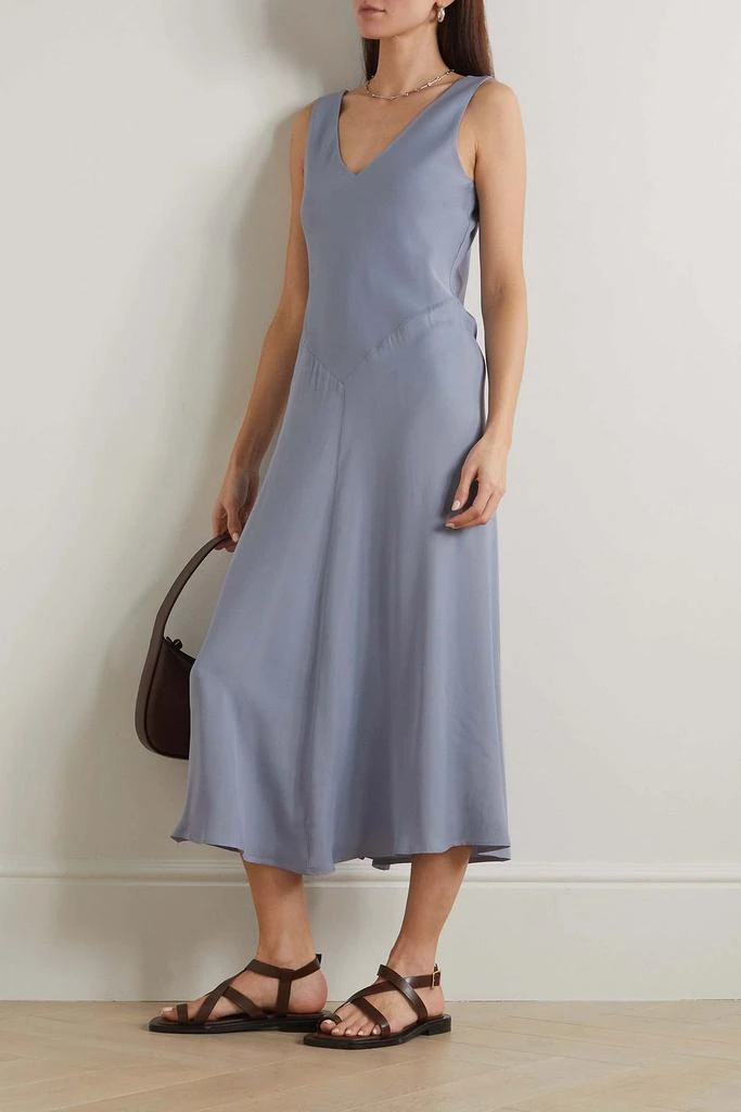 NINETY PERCENT Jos woven midi dress 2