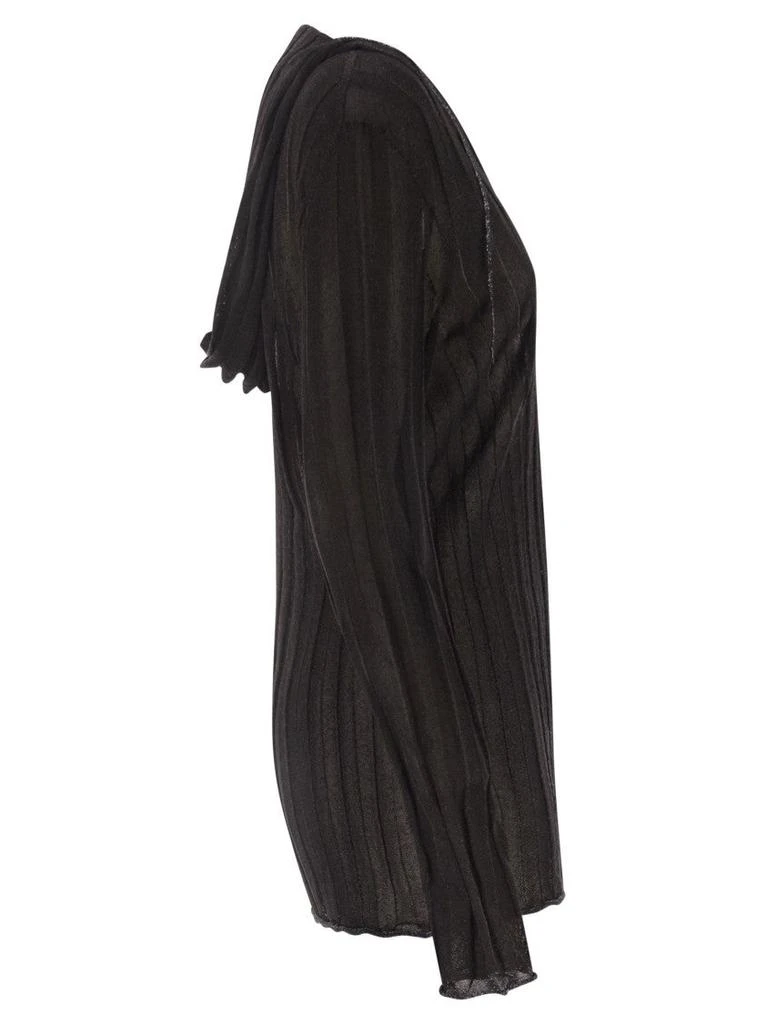 Fabiana Filippi Lurex Hooded Jumper 3