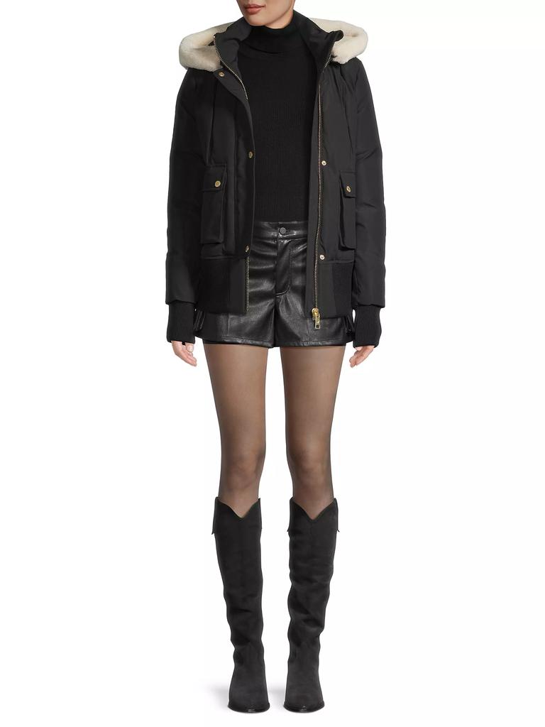 Nicole Benisti Fordham Shearling Down Jacket