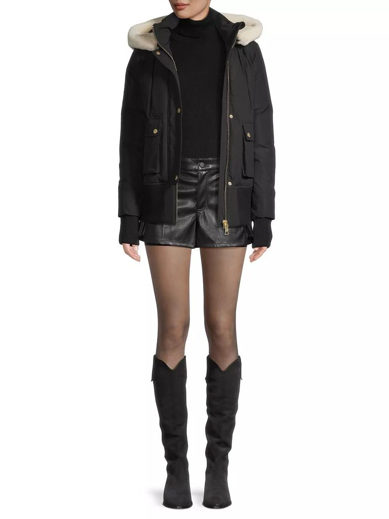 Nicole Benisti Fordham Shearling Down Jacket 2