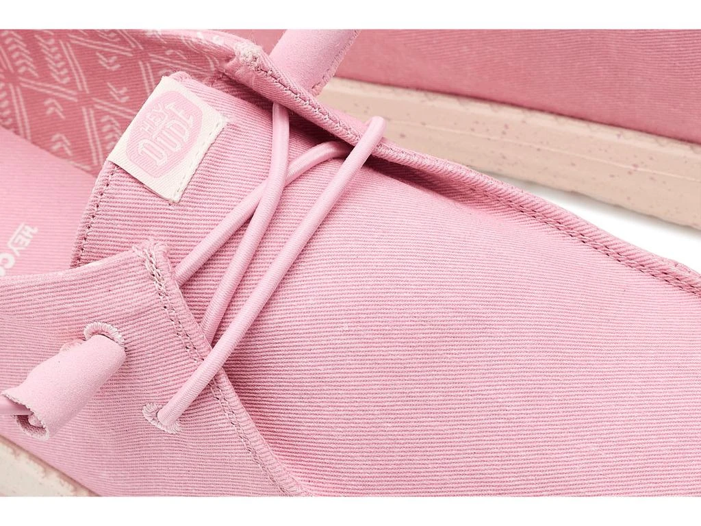 Hey Dude Kids Wendy Y Stretch Canvas Cameo Pink 6