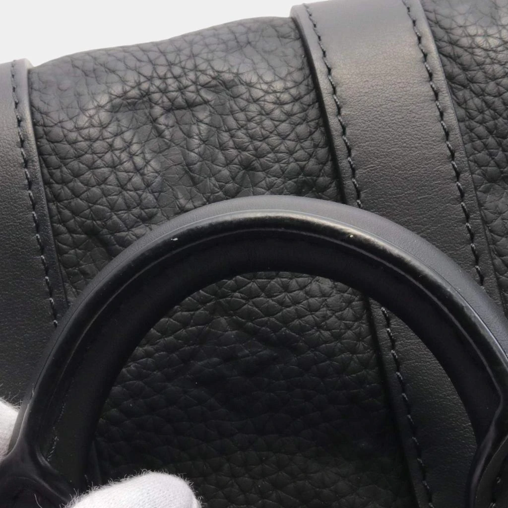 Louis Vuitton Louis Vuitton Keepall Bandouliere 25 Taurillon Monogram Noir Leather Black Handbag 5