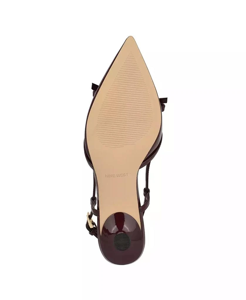 Nine West Women's Reega Tapered Heel Slingback Pumps 5