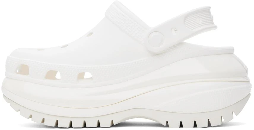 Crocs White Mega Crush Clogs 3