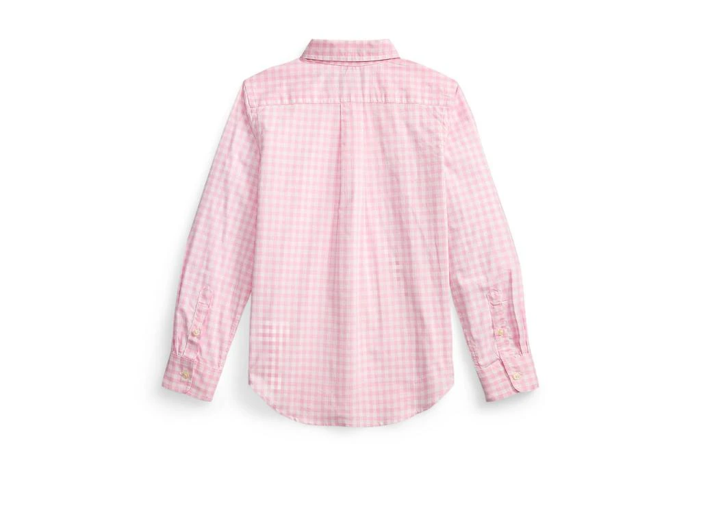 Ralph Lauren Plaid Cotton Poplin Shirt (Big Kid) 2