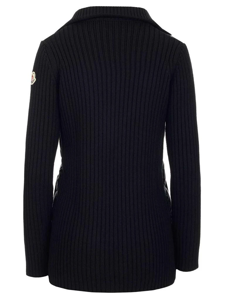 Moncler Moncler Logo Patch High-Neck Coat 2