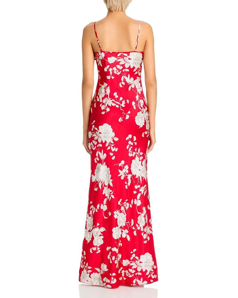 L'Agence Charmaine Silk U Neck Gown 4
