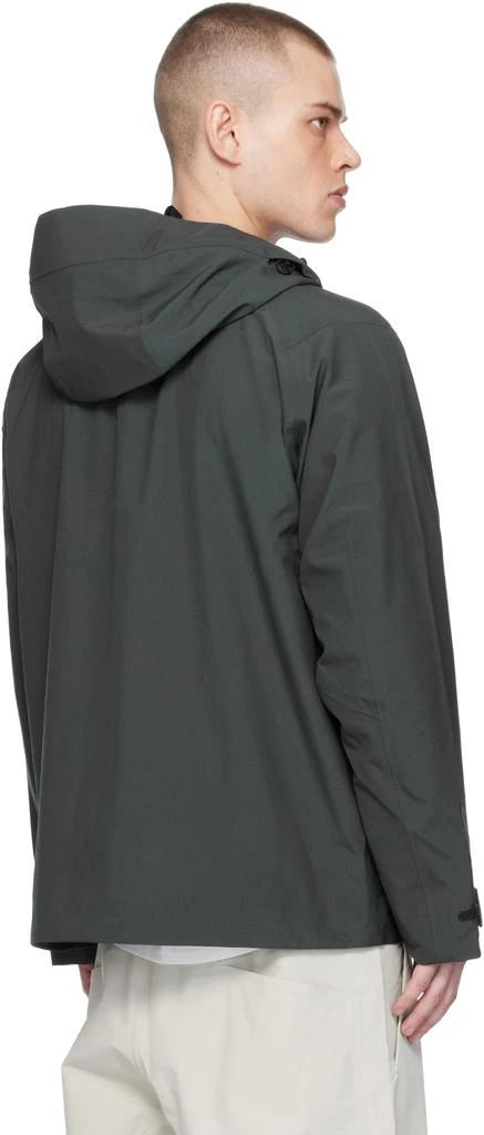 DESCENTE Gray Hard Shell Wool Jacket 3