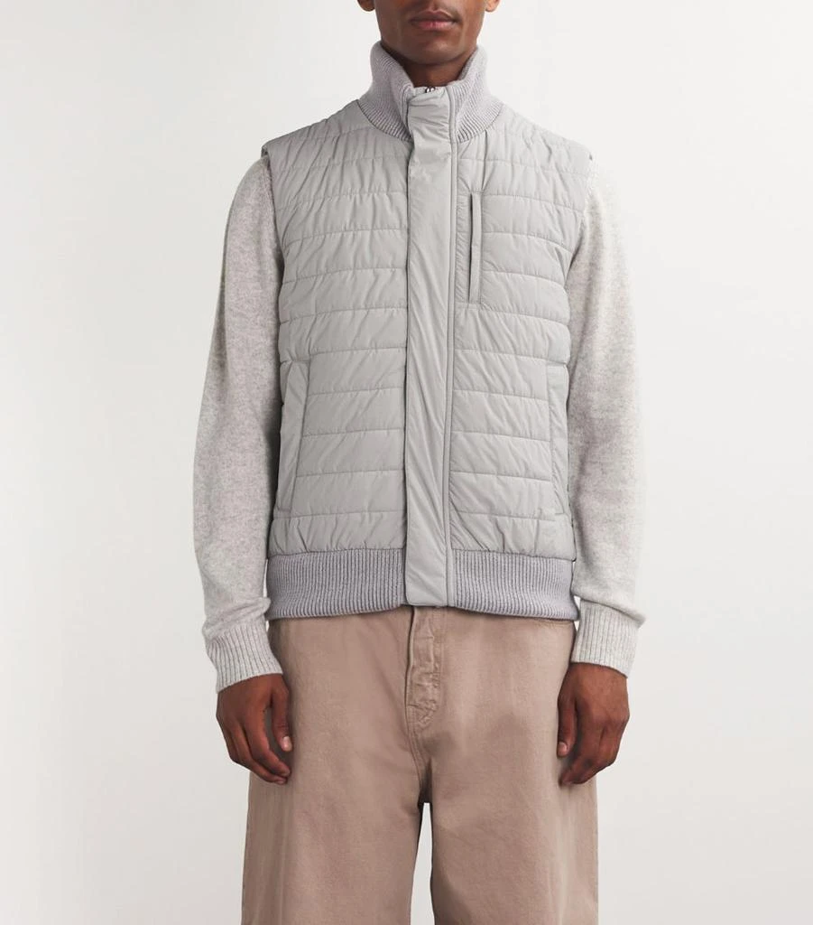 Wool-Trim Padded Gilet – On Sale Now with Up to 11% Off Discover