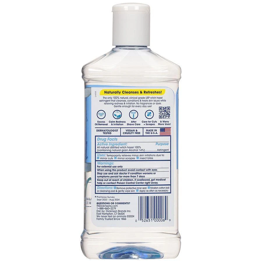 Dickinson's 100% Natural Witch Hazel Astringent 2