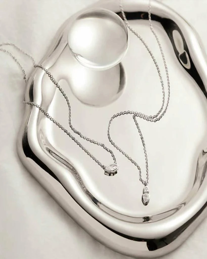 Luv AJ Luv Aj - Women's Stellar Bezel Charm Necklace Set 2