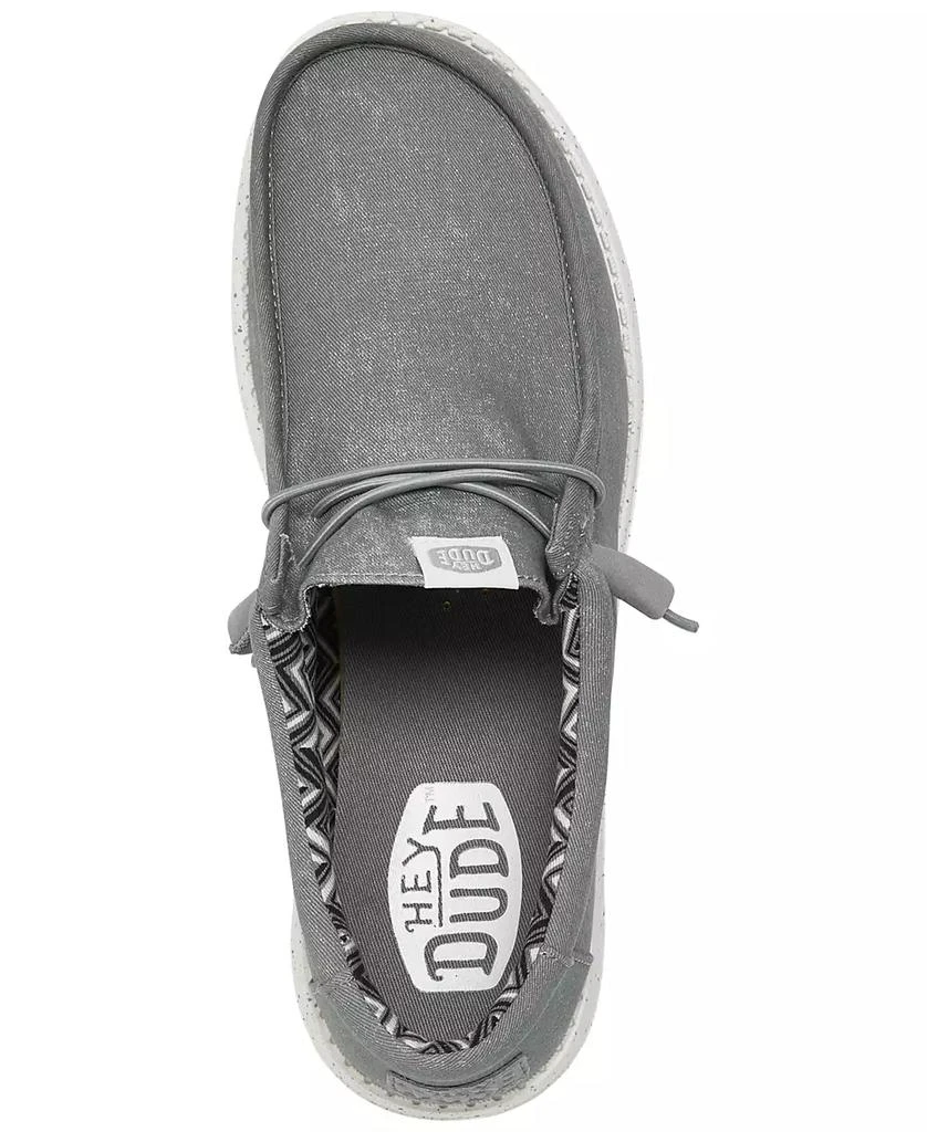 Hey Dude Men's Wally Canvas Casual Moccasin Sneakers from Finish Line 3