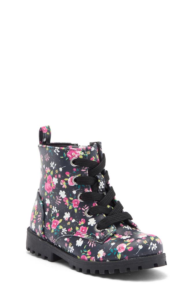 Harper Canyon Natasha Metallic Glitter Lug Sole Boot