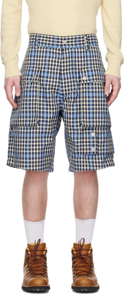 Nigel Cabourn Blue 4 Tool Shorts