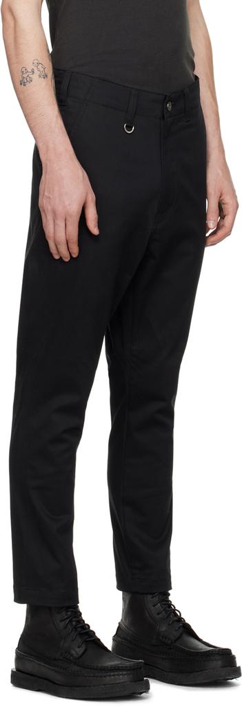 SOPHNET. Black Slim-Fit Trousers