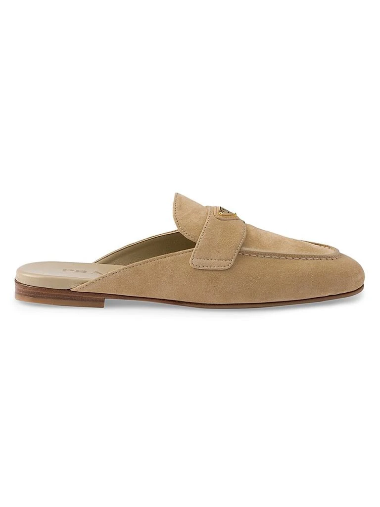 Prada Suede Sabots Mules 1