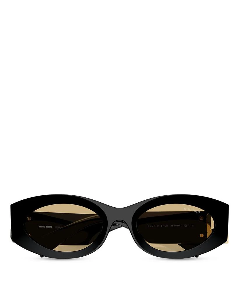 Miu Miu Oval Sunglasses, 54mm 5