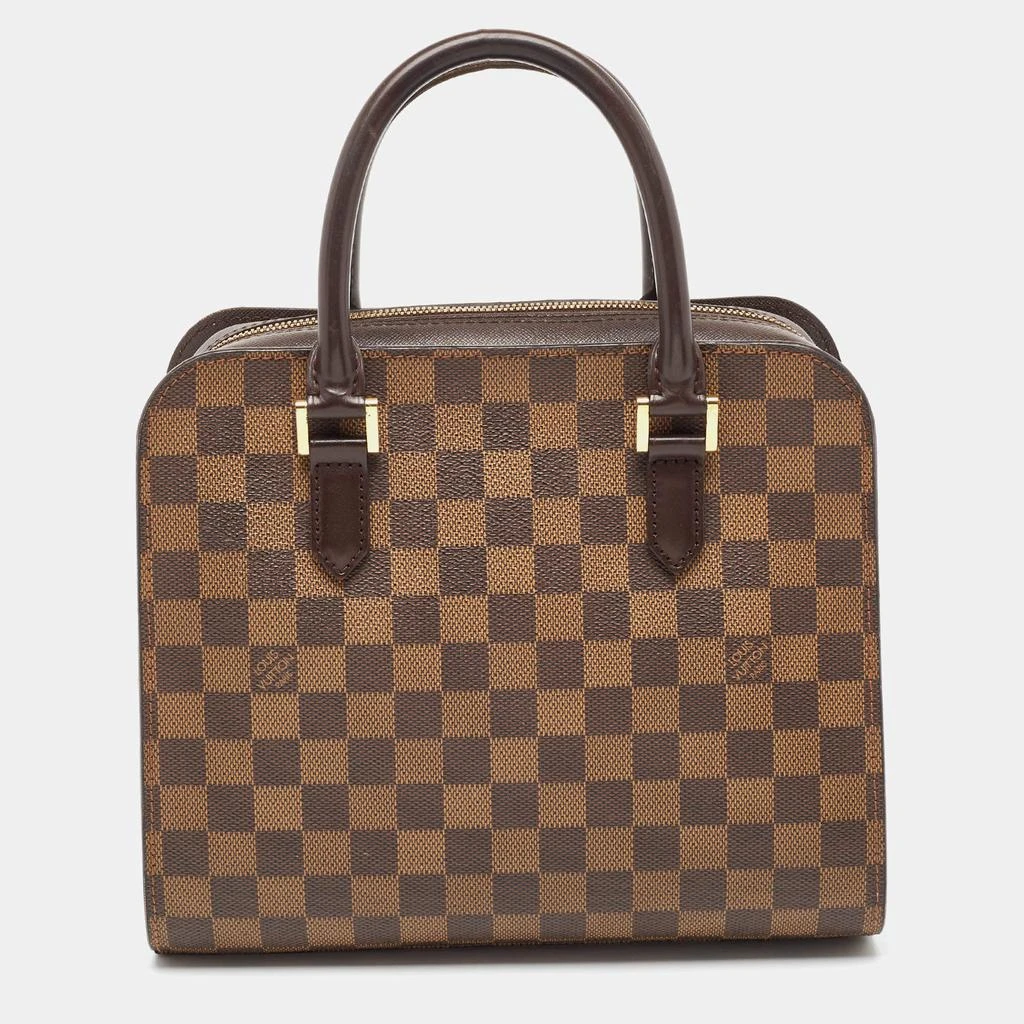 Louis Vuitton Louis Vuitton Damier Ebene Canvas and Leather Triana Bag 1