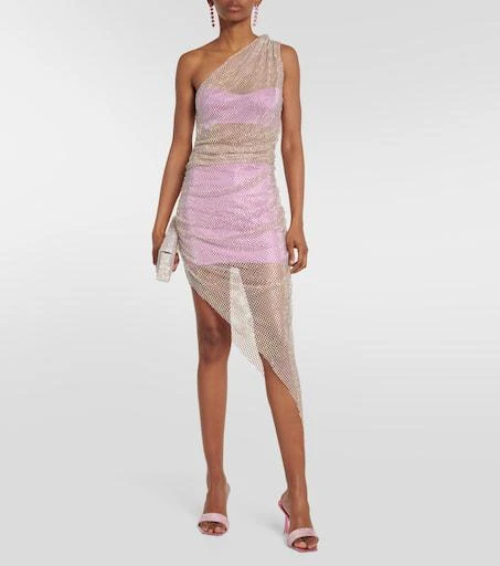GIUSEPPE DI MORABITO Embellished mesh midi dress 2