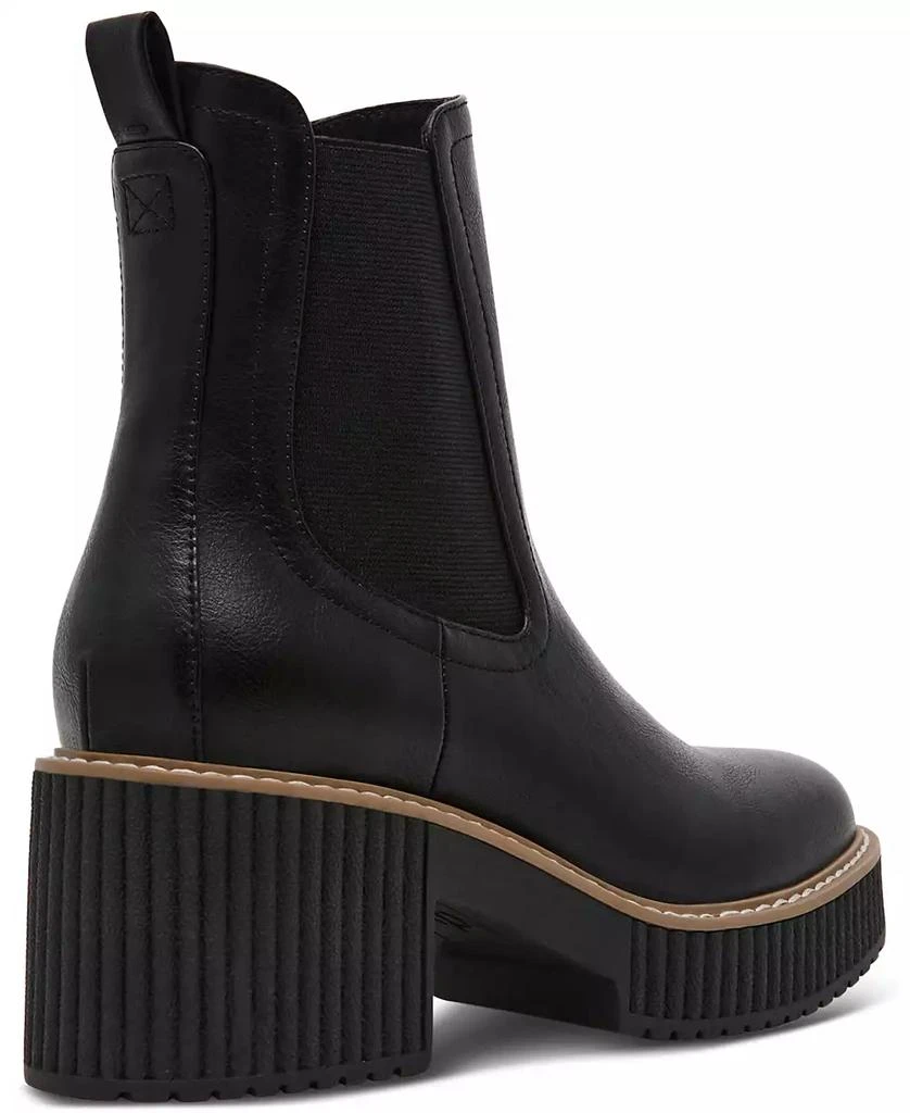 DV Dolce Vita Women's Darcel Lug Sole Platform Chelsea Booties 6