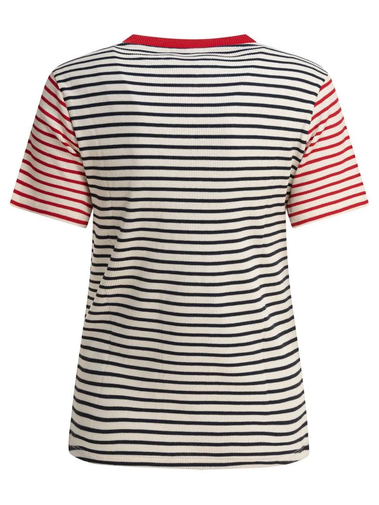 INES DE LA FRESSANGE Ines De La Fressange Striped Short Sleeve Top 2