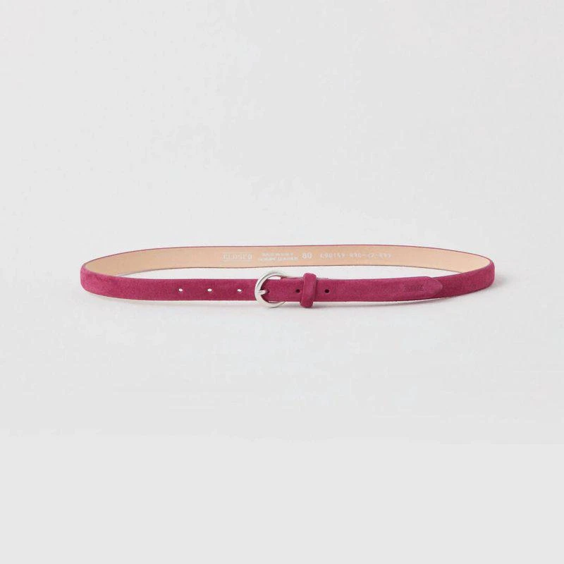 Closed Pink Suede Belt 1