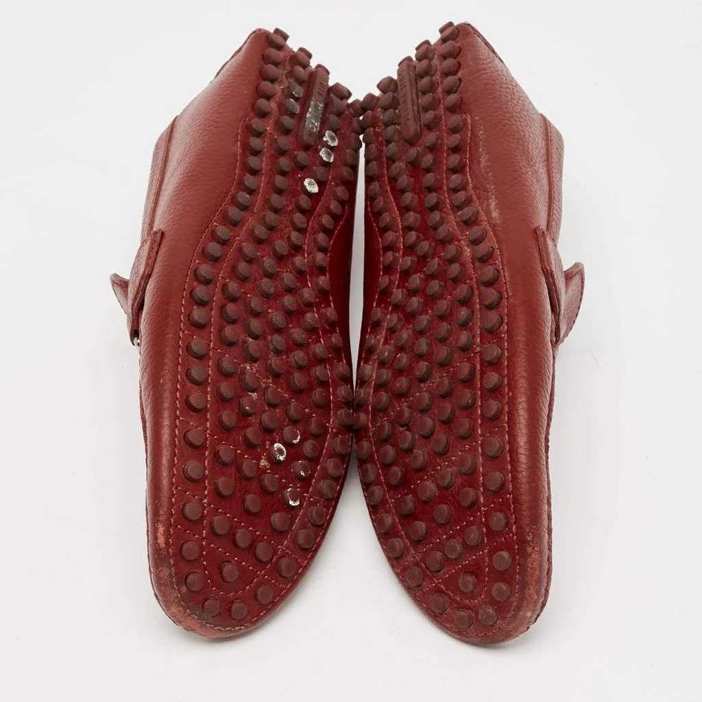 Louis Vuitton Louis Vuitton Burgundy Leather Hockenheim Loafers Size 44 6