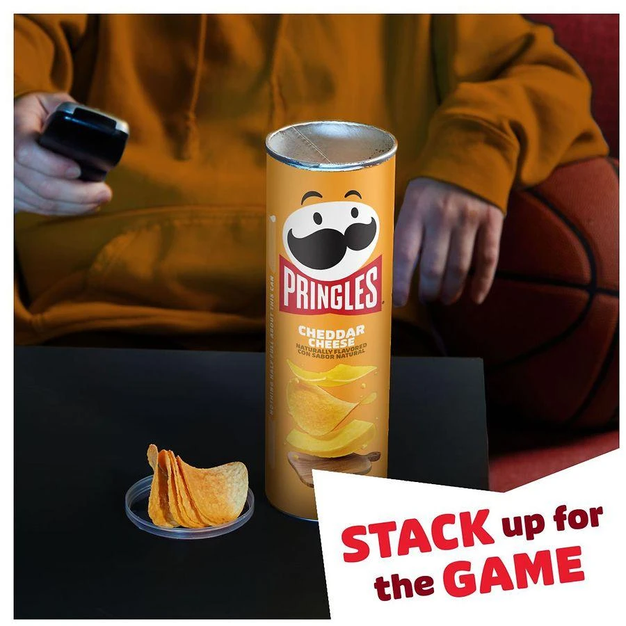 Pringles Potato Crisps Chips Cheddar Cheese 3