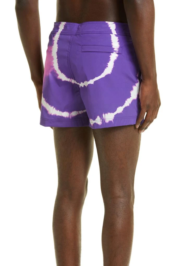 Off-White Sunrise Tie Dye Swim Trunks 3