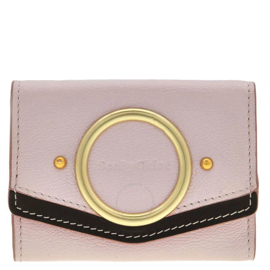 See by Chloé Aura Small Trifold Leather Wallet 1
