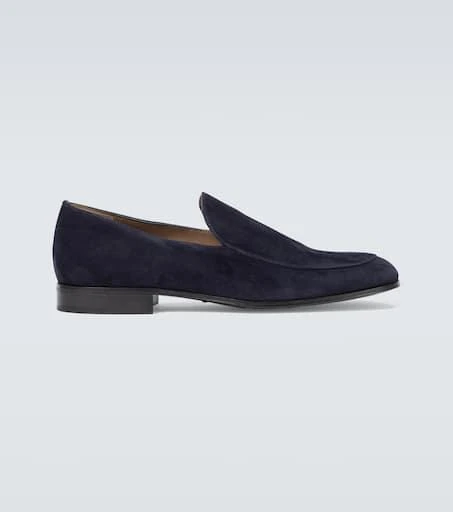 Gianvito Rossi Marcello suede loafers 1