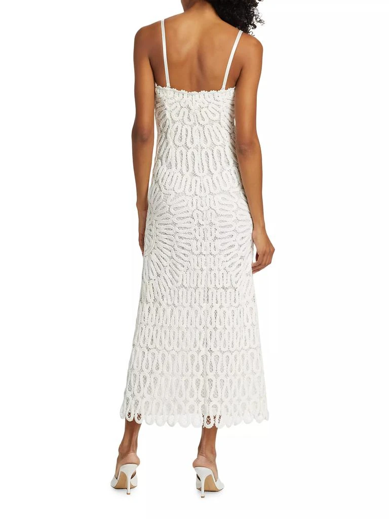 SIMKHAI Elise Crocheted Midi-Dress 5