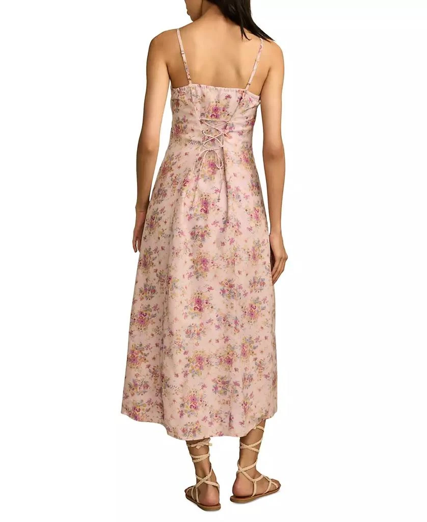 Lucky Brand Women's Floral-Print Lace-Trim Slip Dress 3