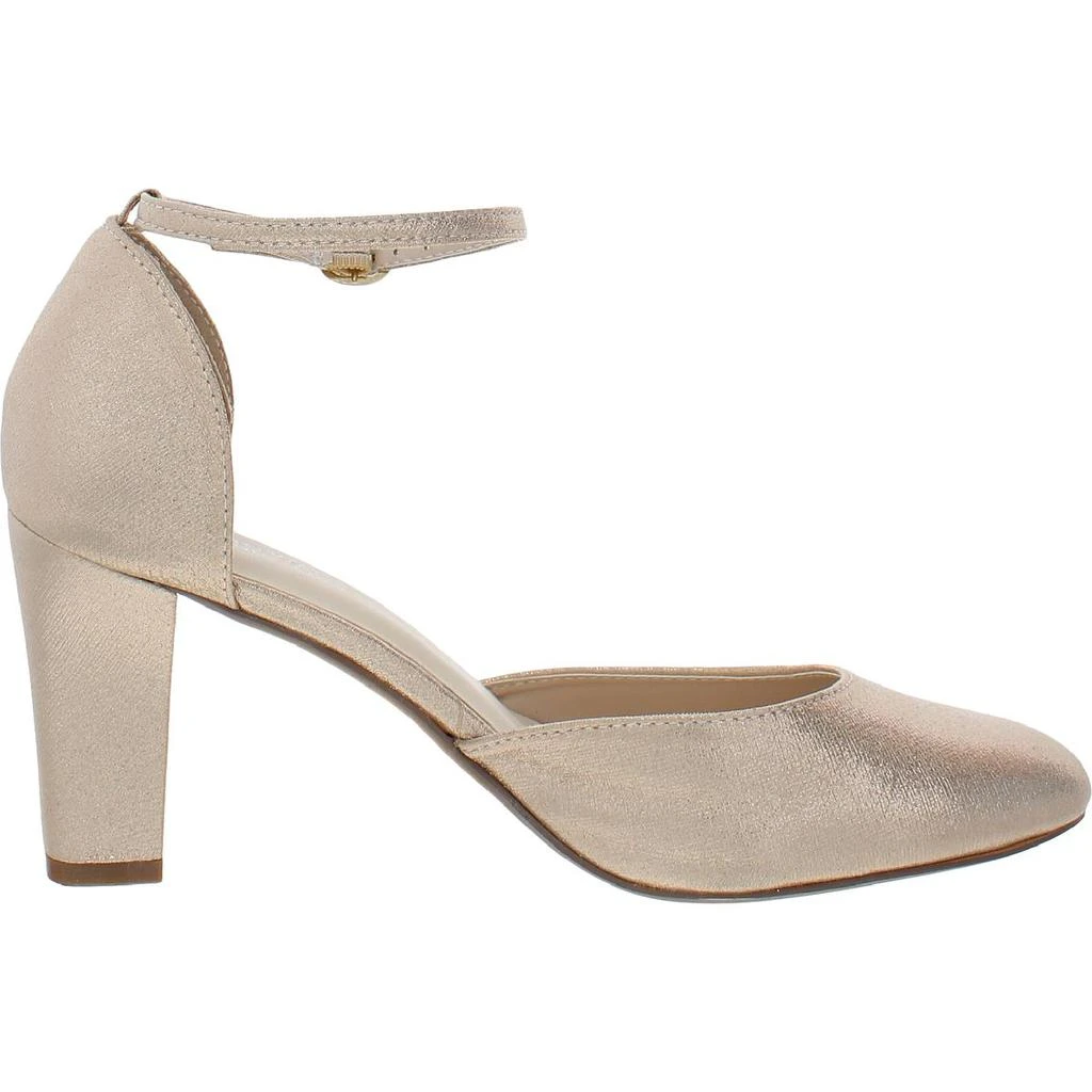 Touch Ups Amanda Womens Glitter Ankle Strap Pumps 2