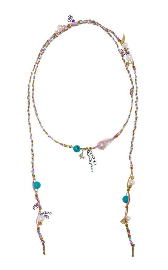 Joie DiGiovanni Joie DiGiovanni - Spring Water 18K Gold Multi-Stone Necklace - Multi - OS - Moda Operandi - Gifts For Her 1