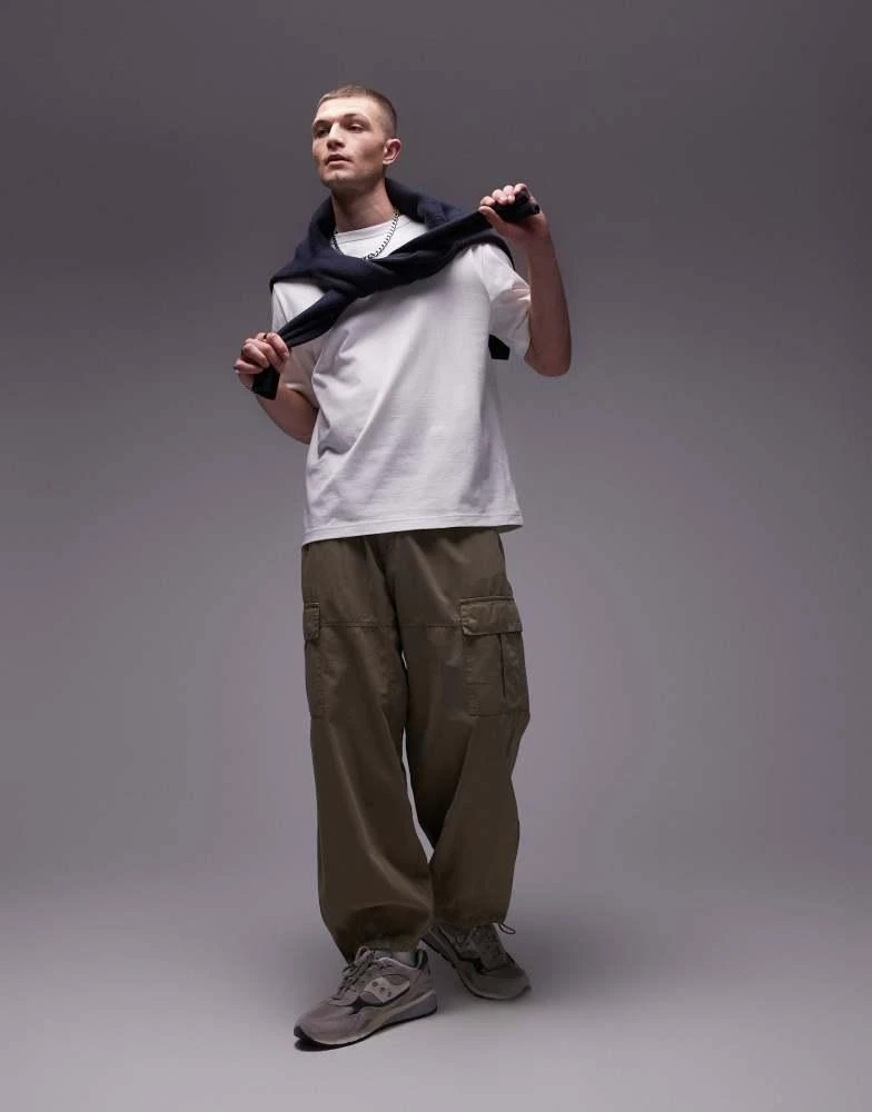 ARKET ARKET heavyweight jersey oversized t-shirt in white 3