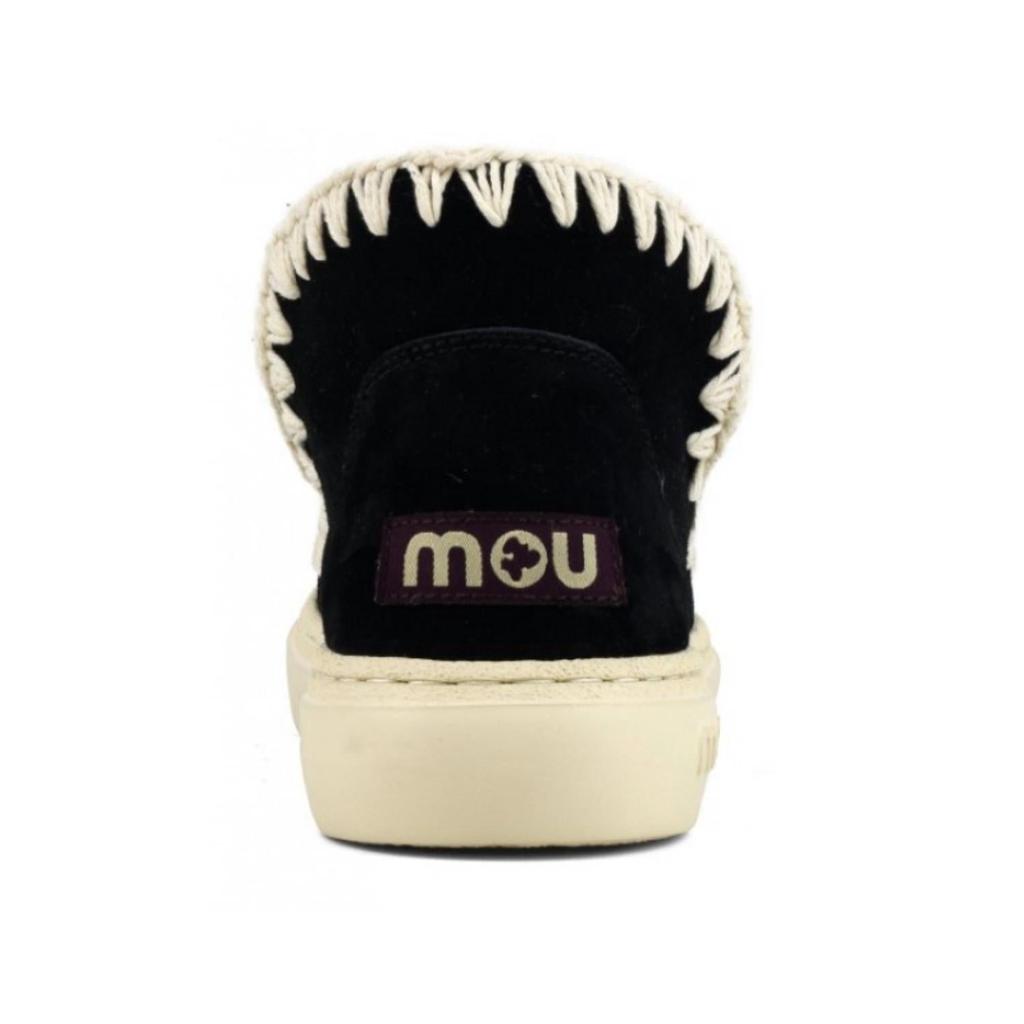 Mou Mou - WOMEN'S BOLD ESKIMO SNEAKER WITH CROCHET UPPER
