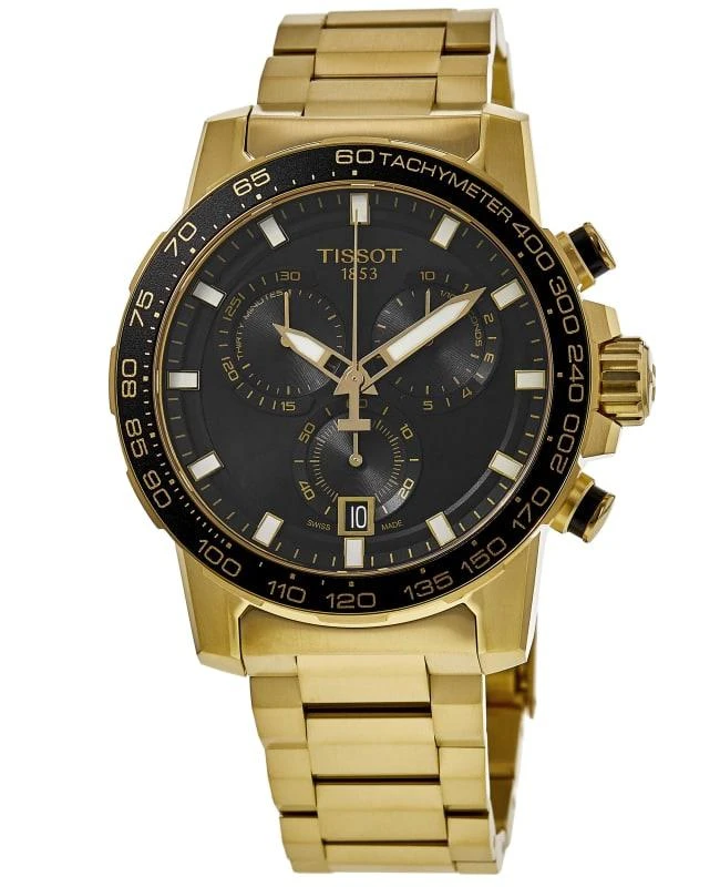 Tissot Tissot Supersport Chrono Quartz Black Dial PVD Coated Stainless Steel Men's Watch T125.617.33.051.01 1